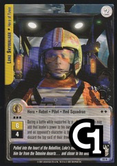 Luke Skywalker - Hero of Yavin (R) - Silver Stamped