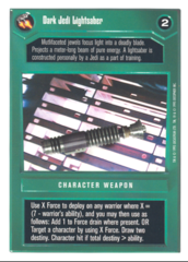 Dark Jedi Lightsaber [White Border]