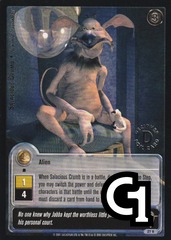 Salacious Crumb - Kowakian Prankster (L) - Silver Stamped