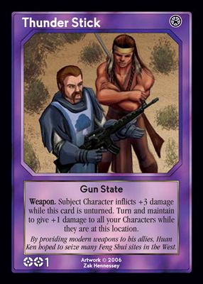 Thunder Stick, Gun State