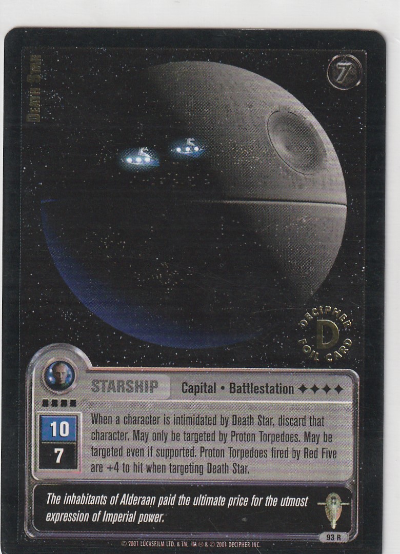 Death Star - Gold Stamped