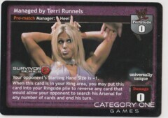 Managed by Terri Runnels (SS2)