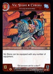 Vic Stone, Cyborg, Titans Warhorse - Foil