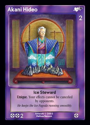 Akani Hideo, Ice Steward