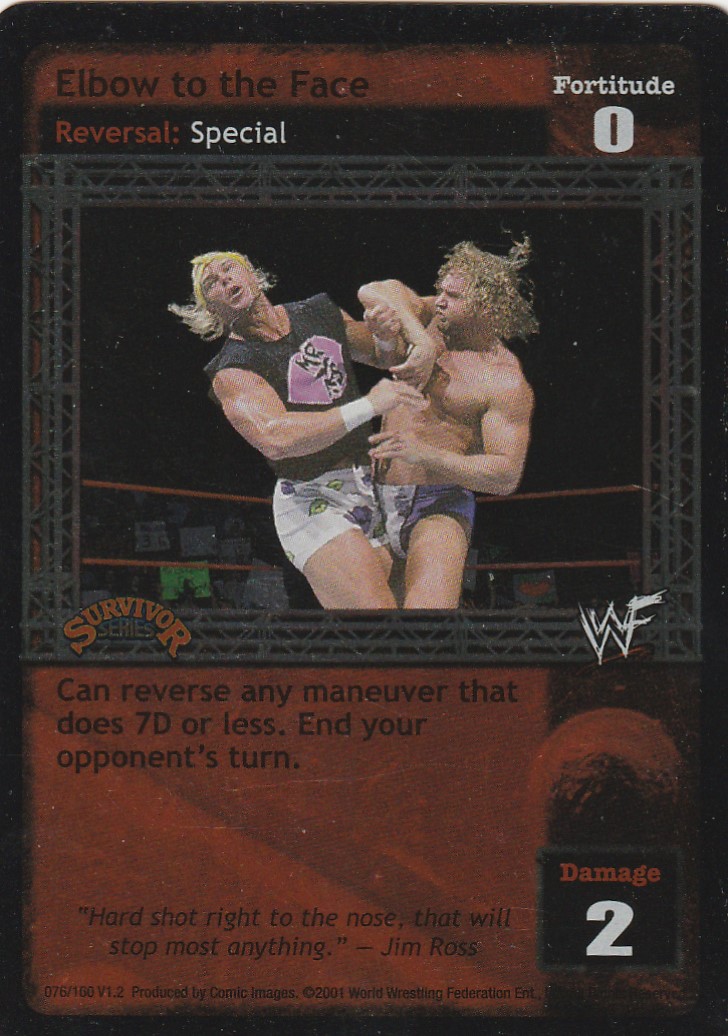 Elbow to the Face (SS1) Foil