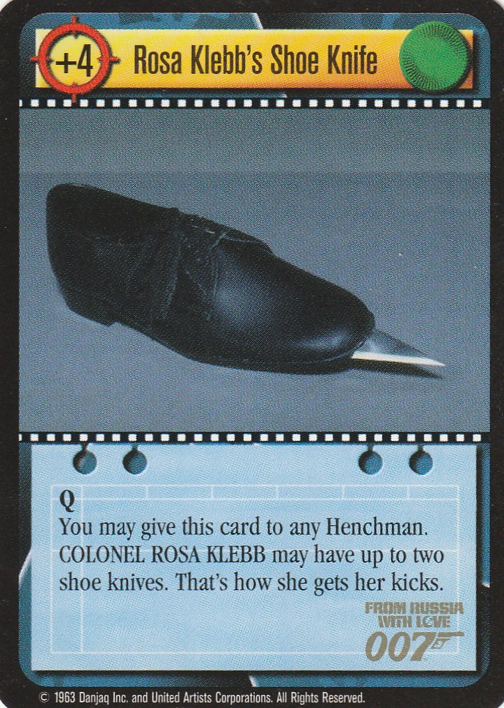 Rosa Klebbs Shoe Knife