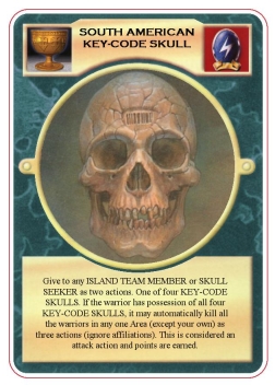 South American Key-Code Skull