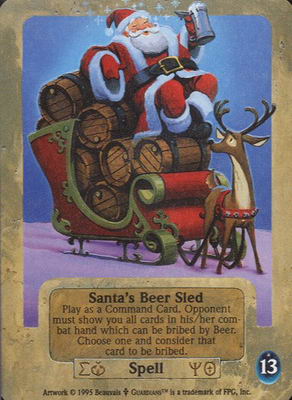 Santas Beer Sled