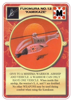 FUKIMURA NO. 12 KAMIKAZE