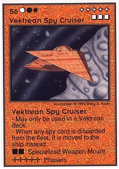 Vektrean Mercenaries Spy Cruiser