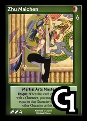 Zhu Maichen, Martial Arts Mastermind