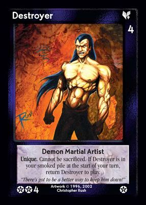 Destroyer, Demon Martial Artist