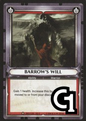 Barrow's Will