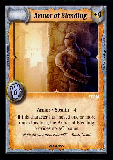 Armor of Blending