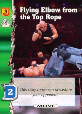 Flying Elbow from the Top Rope