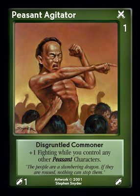 Peasant Agitator, Disgruntled Commoner
