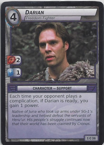 Darian, Freedom Fighter