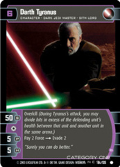 Darth Tyranus (G) - Foil