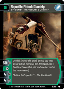 Republic Attack Gunship - Foil