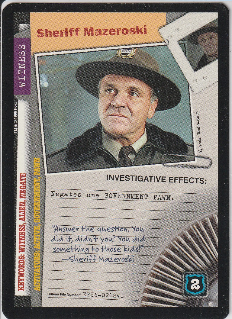 Sheriff Mazeroski