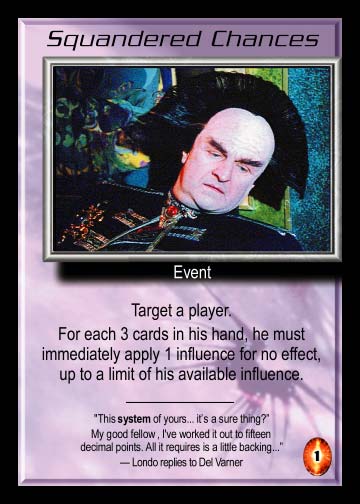Squandered Chances