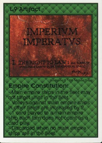 Artifact - Empire Constitution