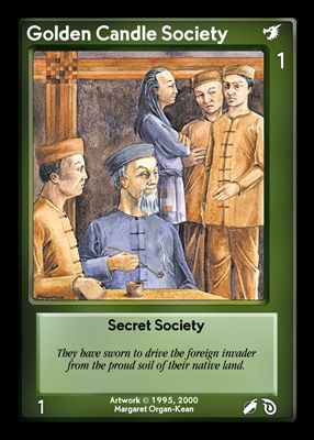 Golden Candle Society, Secret Society