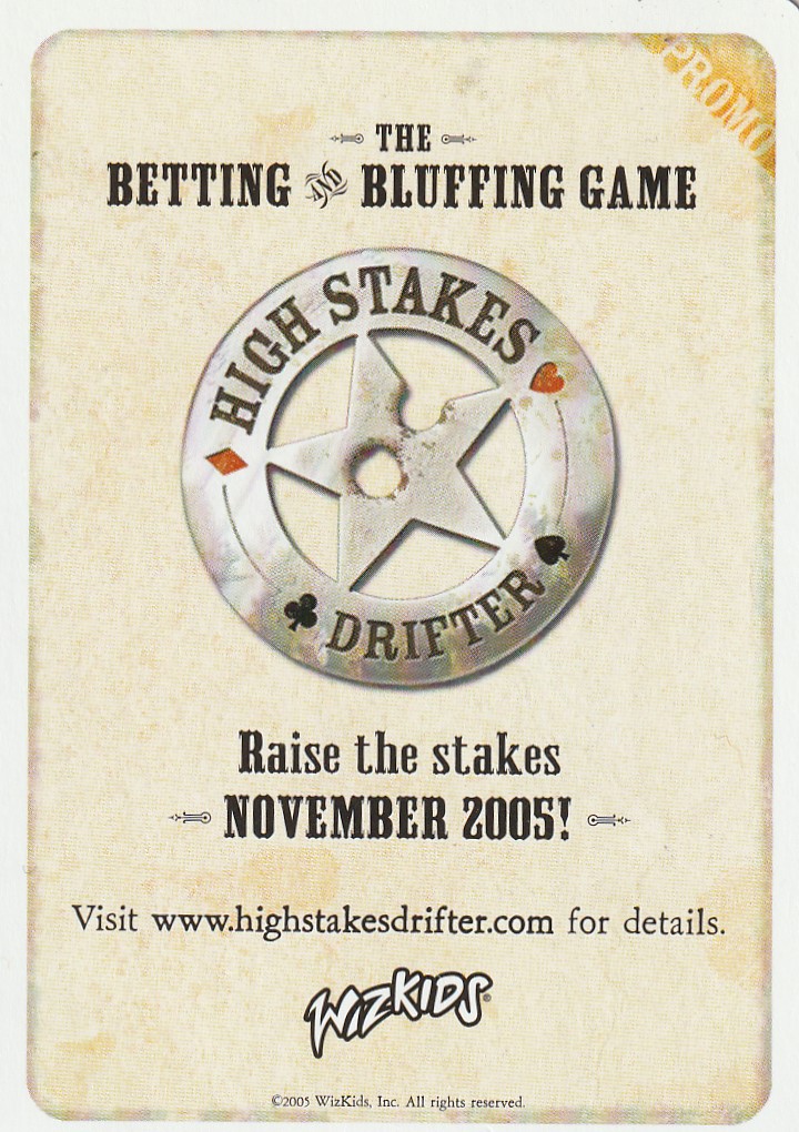 Raising the Stakes Promo Card