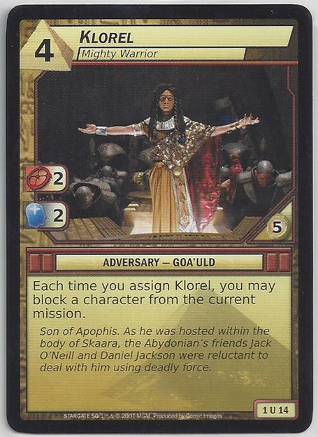 Klorel, Mighty Warrior