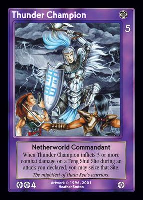 Thunder Champion, Netherworld Commandant
