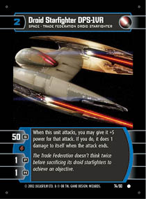 Droid Starfighter DFS-1VR - Foil