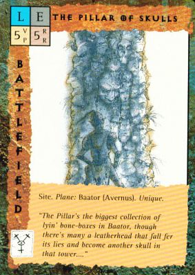 The Pillar of Skulls