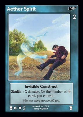 Aether Spirit, Invisible Construct