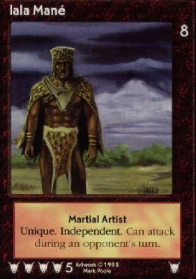 Iala Mane, Martial Artist