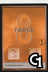 Force 8 Orange (game text) - 1st Day Stamped