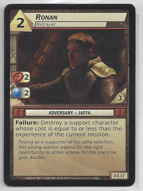 Ronan, Betrayer