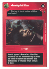 Knowledge And Defense [White Border]