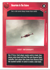Uncertain Is The Future [White Border]