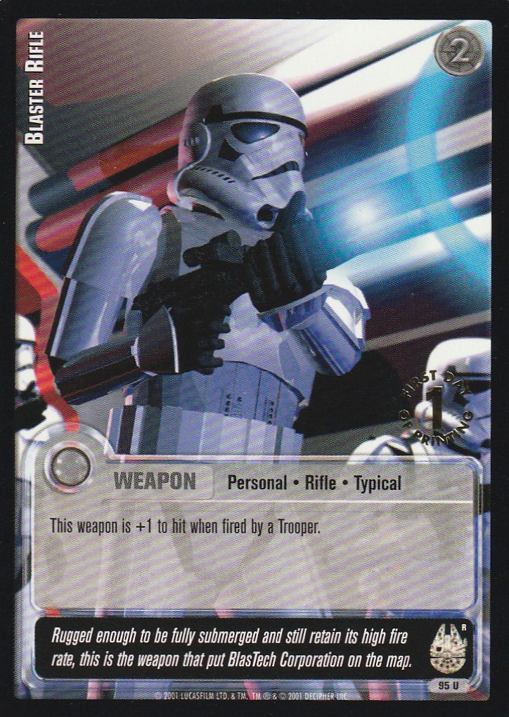 Blaster Rifle (R) - 1st Day Stamped