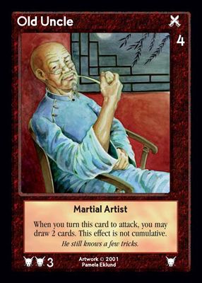 Old Uncle, Martial Artist