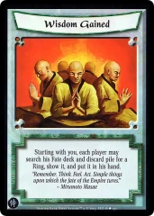Wisdom Gained