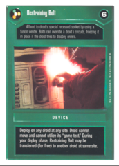 Restraining Bolt - Darkside [White Border]