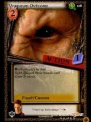 Unknown Outcome (Foil) (Unlimited)
