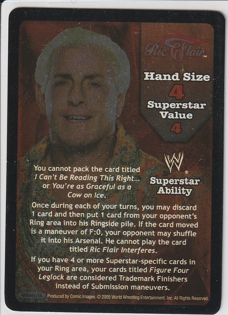 Ric Flair Superstar Card (SS3)