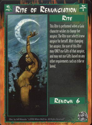 Rite of Renunciation