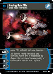 Y-wing Gold Six