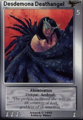 Desdemona Deathangel, Abomination