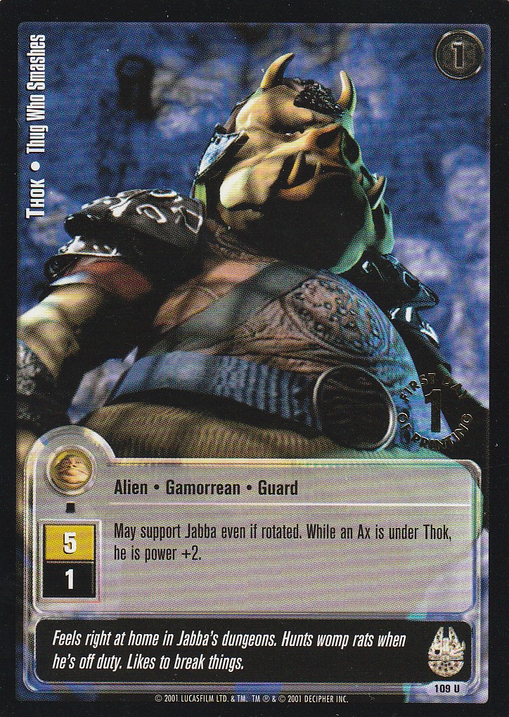 Thok - Thug Who Smashes - 1st Day Stamped