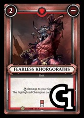 Fearless Khorgoraths