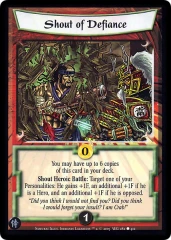 Shout of Defiance FOIL